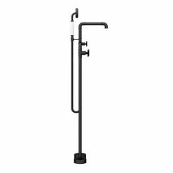 Arezzo Matt Black Industrial Style Freestanding Bath Shower Mixer Tap 11 Arezzo Matt Black Industrial Style Freestanding Bath Shower Mixer Tap -Bath Taps Shop AZISBK05 n d3 460
