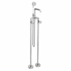 Arezzo Chrome Industrial Style Freestanding Bath Shower Mixer Tap 11 Arezzo Chrome Industrial Style Freestanding Bath Shower Mixer Tap -Bath Taps Shop AZISCH05 n d2 460