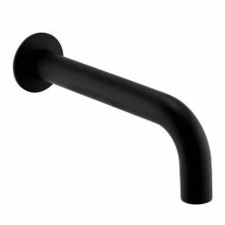 Arezzo Matt Black Round Concealed Manual Valve + Bath Spout 8 Arezzo Matt Black Round Concealed Manual Valve + Bath Spout -Bath Taps Shop AZMBWBF d2 460