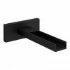 Arezzo Matt Black Wall Mounted Waterfall Basin/Bath Spout 2 Arezzo Matt Black Wall Mounted Waterfall Basin/Bath Spout -Bath Taps Shop AZSP02BLK prod