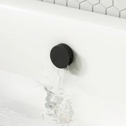 Arezzo Matt Black Round Concealed Thermostatic Shower Valve w. Handset + Freeflow Bath Filler 9 Arezzo Matt Black Round Concealed Thermostatic Shower Valve w. Handset + Freeflow Bath Filler -Bath Taps Shop AZSVHMBF d2 460