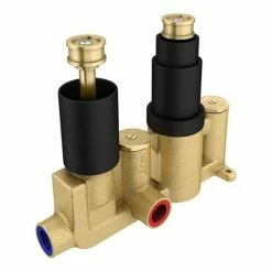 Arezzo Matt Black Wall Mounted Slimline Waterfall Bath Filler + Concealed Thermostatic Valve 10 Arezzo Matt Black Wall Mounted Slimline Waterfall Bath Filler + Concealed Thermostatic Valve -Bath Taps Shop AZWF05 d2 460