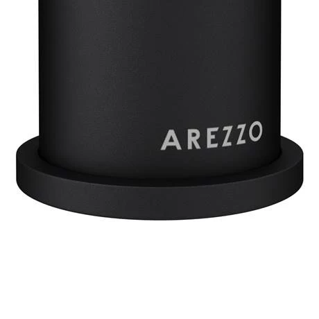 Arezzo Fluted Round Matt Black Bath Filler Tap 6 Arezzo Fluted Round Matt Black Bath Filler Tap - Image 4