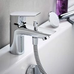 Ideal Standard Tesi 1 Hole Bath Shower Mixer - B1957AA 9 Ideal Standard Tesi 1 Hole Bath Shower Mixer - B1957AA -Bath Taps Shop B1957AA D1 460
