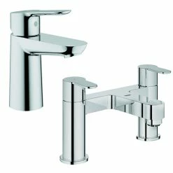 Grohe BauEdge Tap Package (Bath + Basin Tap)