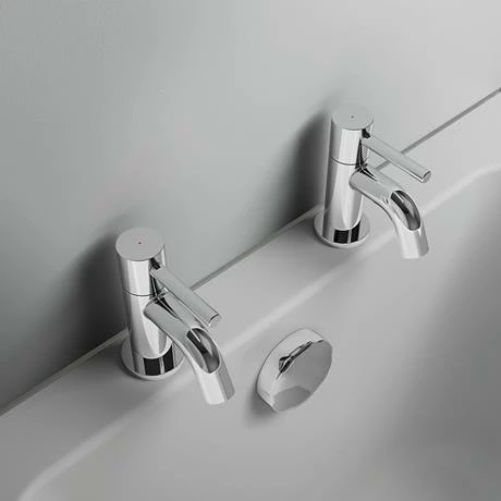 Ideal Standard Ceraline Bath Pillar Taps - BC187AA 8 Ideal Standard Ceraline Bath Pillar Taps - BC187AA - Image 6