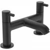 Ideal Standard Ceraline Silk Black 2 Tap Hole Bath Filler 1 Ideal Standard Ceraline Silk Black 2 Tap Hole Bath Filler -Bath Taps Shop BC188XG P