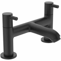 Ideal Standard Ceraline Silk Black 2 Tap Hole Bath Filler