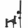 Ideal Standard Ceraline Silk Black 2 Tap Hole Bath Shower Mixer 1 Ideal Standard Ceraline Silk Black 2 Tap Hole Bath Shower Mixer -Bath Taps Shop BC189XG P