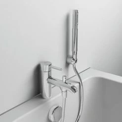 Ideal Standard Ceraline 1 Hole Bath Shower Mixer - BC191AA 13 Ideal Standard Ceraline 1 Hole Bath Shower Mixer - BC191AA -Bath Taps Shop BC191AA D5 460