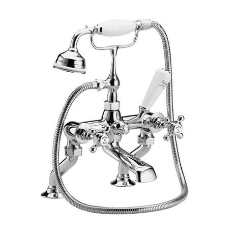 Hudson Reed Topaz Bath Shower Mixer with Extended Leg Set - Chrome 4 Hudson Reed Topaz Bath Shower Mixer with Extended Leg Set - Chrome - Image 2