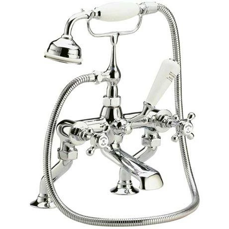 Hudson Reed Topaz Deck Mounted Bath Shower Mixer inc. Shower Kit - Chrome 3 Hudson Reed Topaz Deck Mounted Bath Shower Mixer inc. Shower Kit - Chrome