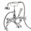 Hudson Reed Topaz Dome Deck Mounted Bath Shower Mixer + Shower Kit 2 Hudson Reed Topaz Dome Deck Mounted Bath Shower Mixer + Shower Kit -Bath Taps Shop BC304DX P
