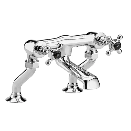 Hudson Reed Topaz Black Deck Mounted Bath Filler - BC403HX 2 Hudson Reed Topaz Black Deck Mounted Bath Filler - BC403HX