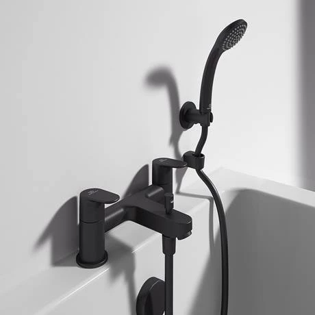 Ideal Standard Cerafine O Silk Black Dual Control Bath Shower Mixer 4 Ideal Standard Cerafine O Silk Black Dual Control Bath Shower Mixer - Image 2