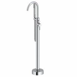 BagnoDesign M-Line Diffusion Chrome Freestanding Bath Shower Mixer