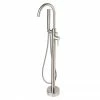 BagnoDesign M-Line Diffusion Brushed Nickel Freestanding Bath Shower Mixer 2 BagnoDesign M-Line Diffusion Brushed Nickel Freestanding Bath Shower Mixer -Bath Taps Shop BDM MLI 438 NB P