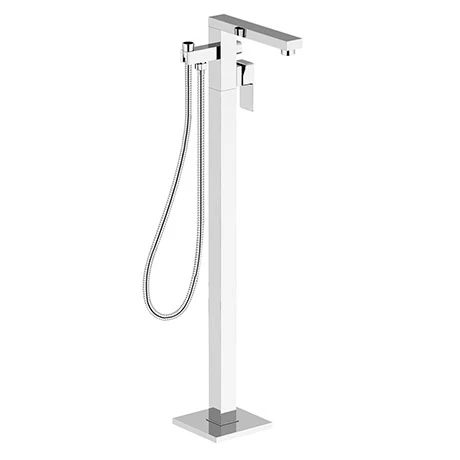 BagnoDesign Zephyr Chrome Freestanding Bath Shower Mixer (Excluding Handset) 3 BagnoDesign Zephyr Chrome Freestanding Bath Shower Mixer (Excluding Handset)