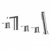 Nuie Binsey Deck Mounted 5TH Bath Shower Mixer - BIN314 1 Nuie Binsey Deck Mounted 5TH Bath Shower Mixer - BIN314 -Bath Taps Shop BIN314 P