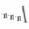 Nuie Binsey Deck Mounted 4TH Bath Shower Mixer - BIN334 1 Nuie Binsey Deck Mounted 4TH Bath Shower Mixer - BIN334 -Bath Taps Shop BIN334 P