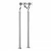 Crosswater - Belgravia Crosshead Floor Mounted Freestanding Bath Filler 2 Crosswater - Belgravia Crosshead Floor Mounted Freestanding Bath Filler -Bath Taps Shop BL322DC BL002FC P