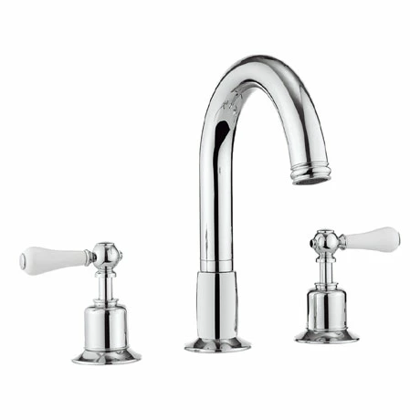 Crosswater - Belgravia Lever 3 Tap Hole Bath Mixer - BL330DC_LV 3 Crosswater - Belgravia Lever 3 Tap Hole Bath Mixer - BL330DC_LV