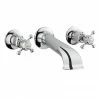 Crosswater - Belgravia Crosshead Wall Mounted Bath Spout with Stop Taps