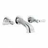 Crosswater - Belgravia Lever Wall Mounted Bath Spout with Stop Taps 2 Crosswater - Belgravia Lever Wall Mounted Bath Spout with Stop Taps -Bath Taps Shop BL350WC LV BL0370WC P