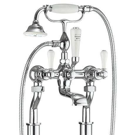 Crosswater - Belgravia Lever Floor Mounted Freestanding Bath Shower Mixer 4 Crosswater - Belgravia Lever Floor Mounted Freestanding Bath Shower Mixer - Image 2