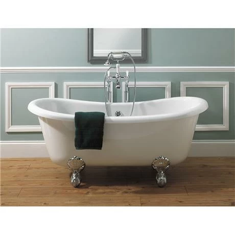 Crosswater - Belgravia Lever Floor Mounted Freestanding Bath Shower Mixer 5 Crosswater - Belgravia Lever Floor Mounted Freestanding Bath Shower Mixer - Image 3