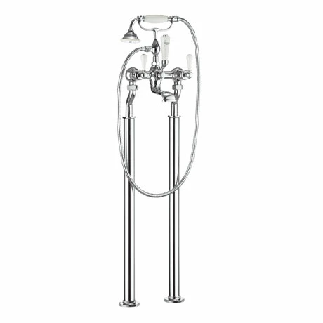 Crosswater - Belgravia Lever Floor Mounted Freestanding Bath Shower Mixer 3 Crosswater - Belgravia Lever Floor Mounted Freestanding Bath Shower Mixer