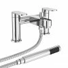 Bosa Bath Shower Mixer Taps with Shower Kit - Chrome 2 Bosa Bath Shower Mixer Taps with Shower Kit - Chrome -Bath Taps Shop BOS2 np1