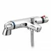 Coral Modern Thermostatic Bath Shower Mixer - Bottom Outlet - BTMV01 1 Coral Modern Thermostatic Bath Shower Mixer - Bottom Outlet - BTMV01 -Bath Taps Shop BTMV01 prod