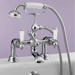 Silverdale Berkeley Bath Shower Mixer Taps Chrome 5 Silverdale Berkeley Bath Shower Mixer Taps Chrome -Bath Taps Shop BYTBTBSMCHR lA 460