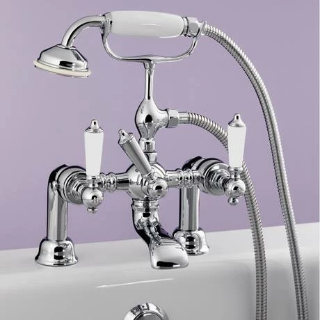 Silverdale Berkeley Bath Shower Mixer Taps Chrome 4 Silverdale Berkeley Bath Shower Mixer Taps Chrome - Image 2