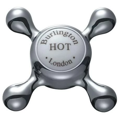 Burlington Claremont Angled Bath Shower Mixer with Shower Hook - H228-CL 4 Burlington Claremont Angled Bath Shower Mixer with Shower Hook - H228-CL - Image 2