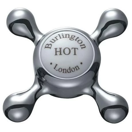 Burlington Claremont Angled Wall Mounted Bath Shower Mixer with Shower Hook - H335-CL 5 Burlington Claremont Angled Wall Mounted Bath Shower Mixer with Shower Hook - H335-CL - Image 3