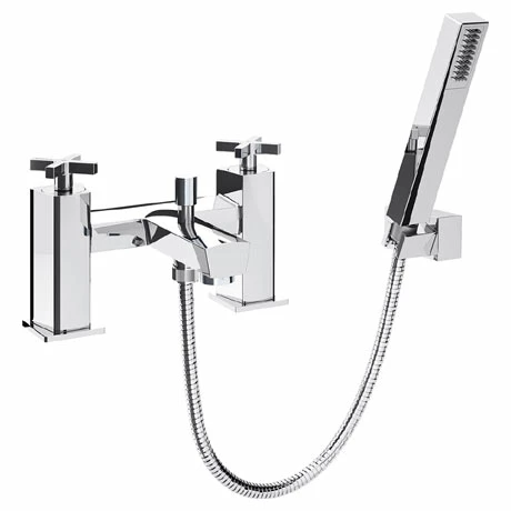 Bristan Cascade Bath Shower Mixer with Kit 3 Bristan Cascade Bath Shower Mixer with Kit