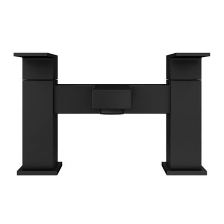 Arezzo Square Matt Black Bath Filler Tap 6 Arezzo Square Matt Black Bath Filler Tap - Image 4