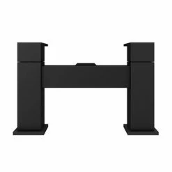 Arezzo Square Matt Black Bath Filler Tap 12 Arezzo Square Matt Black Bath Filler Tap -Bath Taps Shop CAS10BLK n d3 460