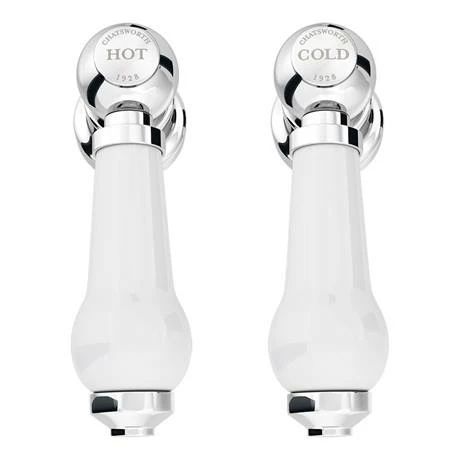 Chatsworth 1928 Traditional Lever Tap Package (Wall Mounted Bath Tap + Basin Tap) 5 Chatsworth 1928 Traditional Lever Tap Package (Wall Mounted Bath Tap + Basin Tap) - Image 3