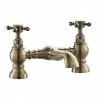 Chatsworth 1928 Antique Brass Crosshead Bath Filler Tap 1 Chatsworth 1928 Antique Brass Crosshead Bath Filler Tap -Bath Taps Shop CHBFBRA p
