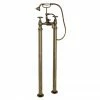 Chatsworth 1928 Antique Brass Crosshead Freestanding Bath Shower Mixer Tap 1 Chatsworth 1928 Antique Brass Crosshead Freestanding Bath Shower Mixer Tap -Bath Taps Shop CHBSMBRAFS prod