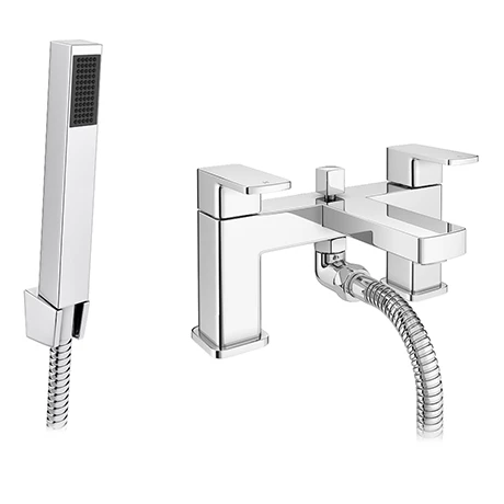 Toreno Modern Chrome Bath Shower Mixer Tap inc. Shower Kit - CPT7131 3 Toreno Modern Chrome Bath Shower Mixer Tap inc. Shower Kit - CPT7131