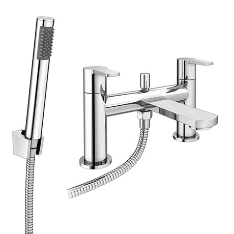 Brooklyn Modern Chrome Bath Shower Mixer Tap inc. Shower Kit - CPT7181 3 Brooklyn Modern Chrome Bath Shower Mixer Tap inc. Shower Kit - CPT7181