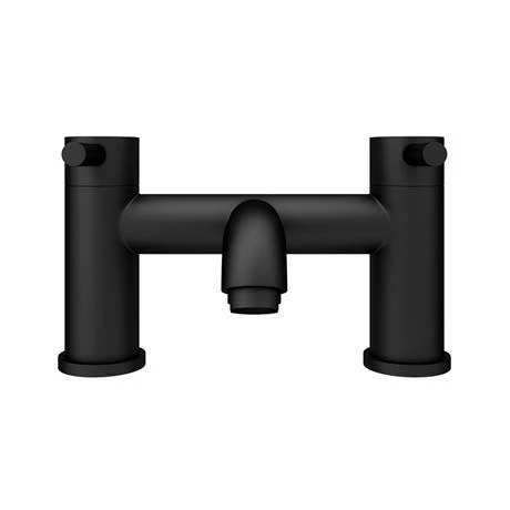 Arezzo Round Matt Black Bath Filler Tap 6 Arezzo Round Matt Black Bath Filler Tap - Image 4