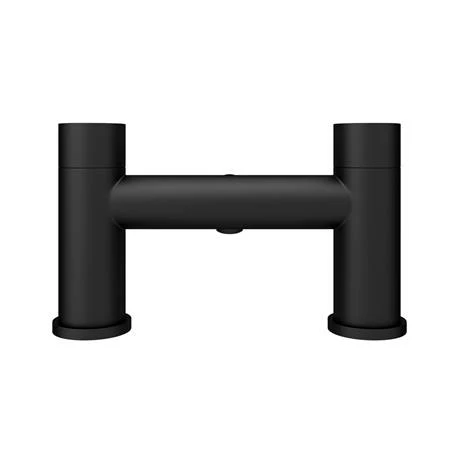 Arezzo Round Matt Black Bath Filler Tap 7 Arezzo Round Matt Black Bath Filler Tap - Image 5