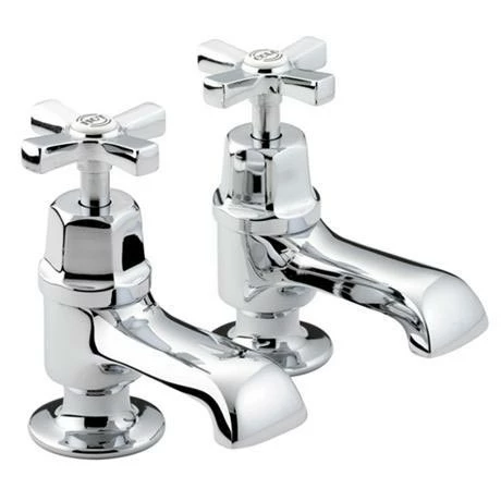 Bristan Art Deco Traditional Bath Taps - Chrome - D-3/4-C-CD 3 Bristan Art Deco Traditional Bath Taps - Chrome - D-3/4-C-CD