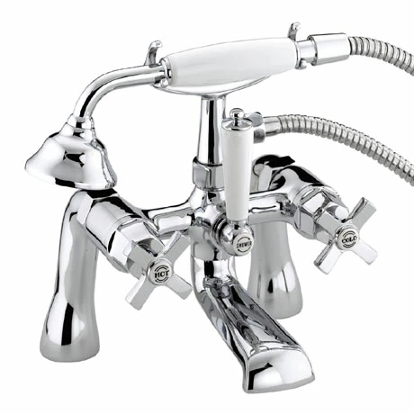 Bristan Art Deco Traditional Bath Shower Mixer - Chrome - D2-BSM-C-CD 3 Bristan Art Deco Traditional Bath Shower Mixer - Chrome - D2-BSM-C-CD