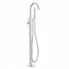 Crosswater - Design Floor Mounted Freestanding Bath Shower Mixer - DE416FC 1 Crosswater - Design Floor Mounted Freestanding Bath Shower Mixer - DE416FC -Bath Taps Shop DE416FC PN